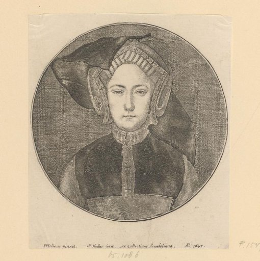 Portrait of an Unknown Woman with an English Hood, Possibly Catherine of Aragon