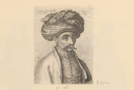 Portrait of an Unknown Man with a Mustache and Turban