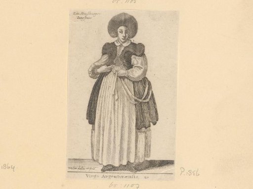 Woman in traditional dress from Strasbourg