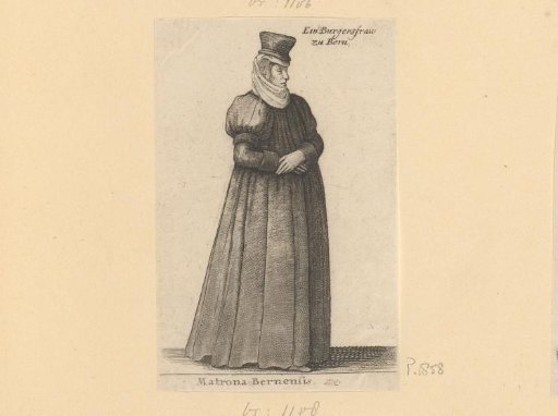 Woman in traditional dress from Bern