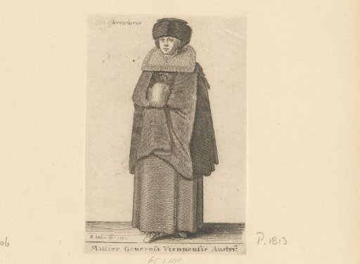 Woman in traditional dress from Vienna