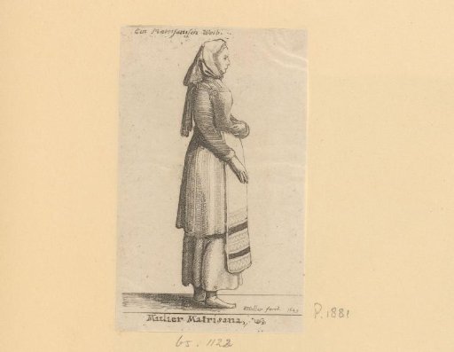 Woman in traditional dress from Hungary