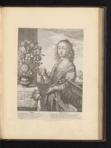 Woman as an allegory of Spring