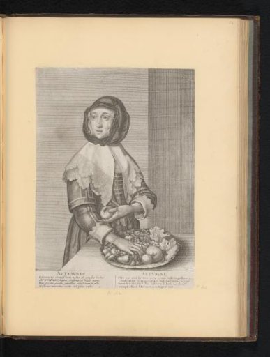 Woman as an allegory of Autumn
