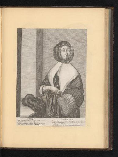 Woman as an Allegory of Winter