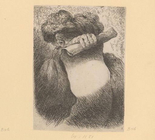 Head of a Man with a Scroll