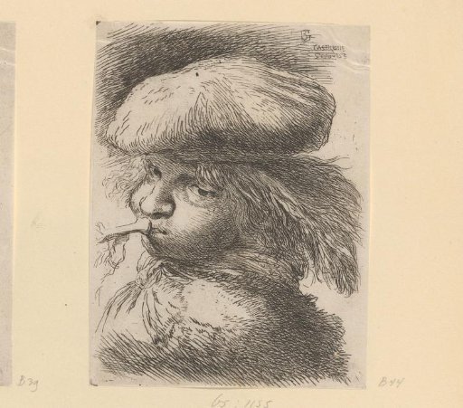 Head of a Boy Blowing a Trumpet