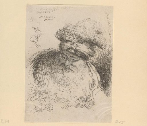 Head of an Old Man with a Cap