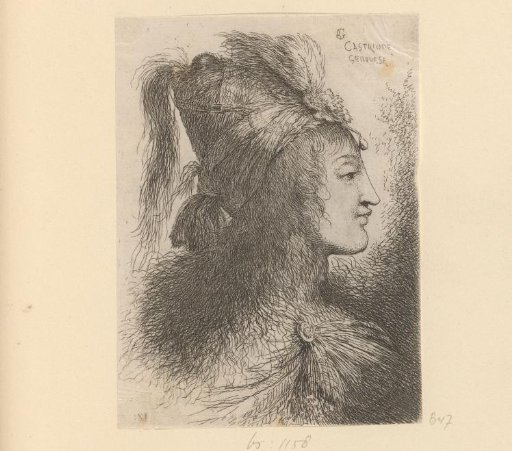 Head of a Man with a High Cap