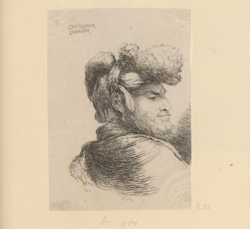 Head of a Man with a Fur-Trimmed Headgear