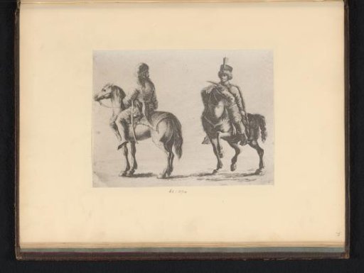 Two riders, possibly Polish and Hungarian