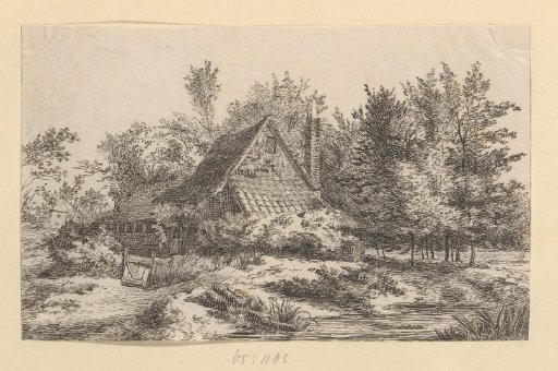 Landscape with a farm