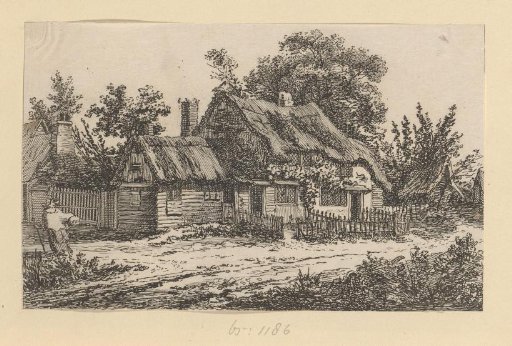 Farm by a country road