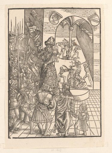 Pilate Lets the People Choose Between Christ and Barabbas