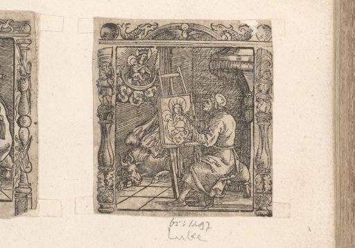 Luke Painting Mary with the Christ Child