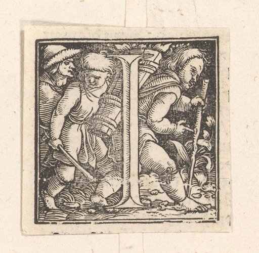 Initial I with Three Children