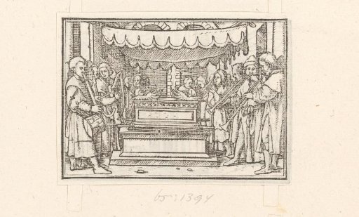 Levites Musicating Before the Ark of the Covenant