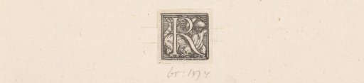 Initial R with two children beating a cat