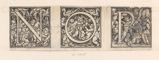 Initials N, O and P