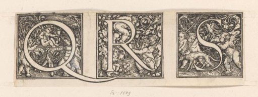Initials Q, R and S