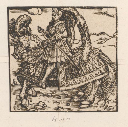 Knight on horseback