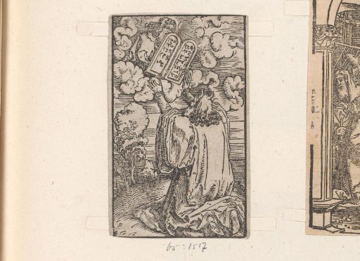 Moses with the tablets of the law