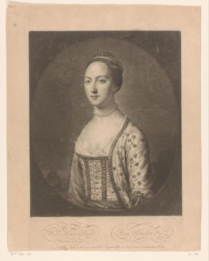 Portrait of an Unknown Woman in a Floral Dress