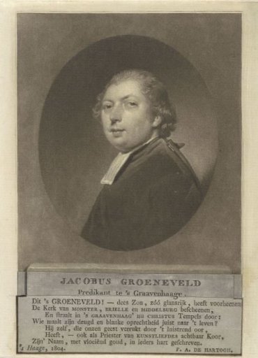 Portrait of the clergyman Jacobus Groeneveld