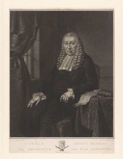 Portrait of Hendrik Danielsz. Hooft, burgomaster of Amsterdam