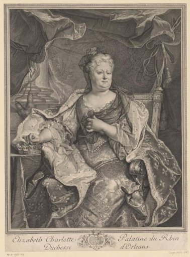 Portrait of Elisabeth Charlotte of the Palatinate