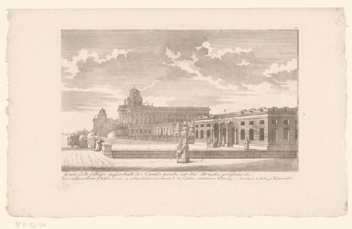 View of the Communs of the Neues Palais, in the park of Sanssouci Palace