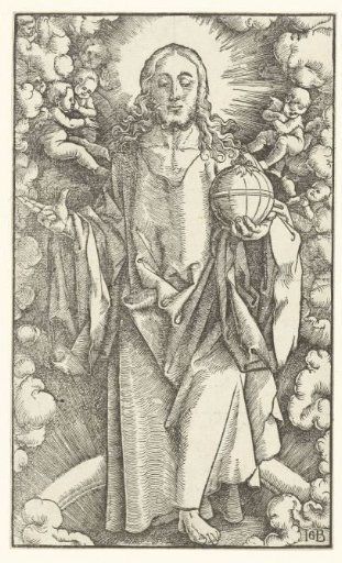 Standing Christ with the Imperial Orb Making a Blessing Gesture