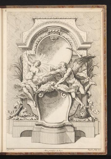 Ornament with Father Time revealing the Truth