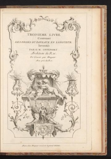 Title print for a series of designs for friezes
