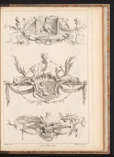 Three different designs for ornaments
