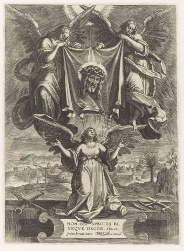 Angels showing the Sudarium
