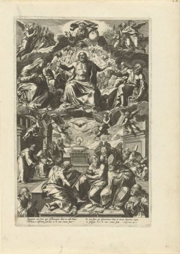 Dispute between the Church Fathers over the Holy Sacrament