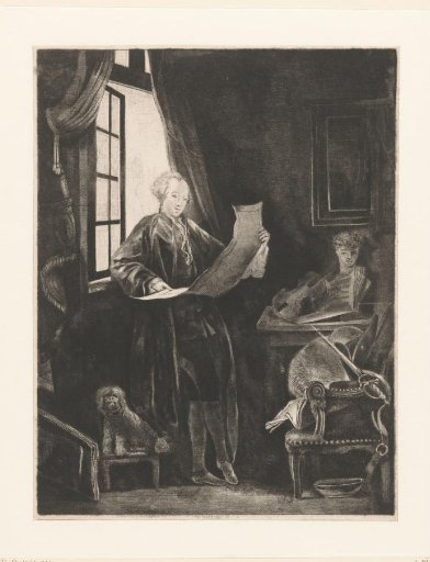 Self-portrait of Claude-Henri Watelet as Jan Six