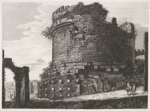 Tomb of Caecilia Metella in Rome