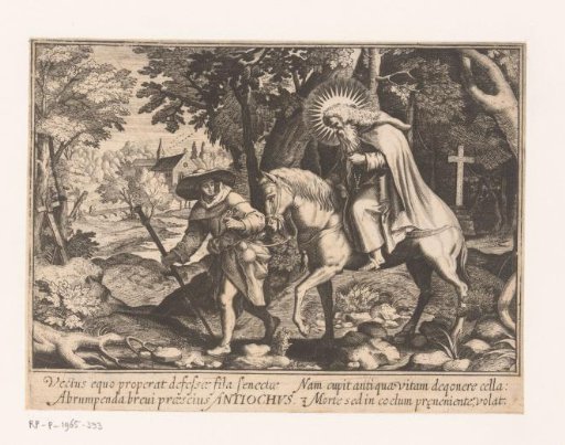 Saint Antiochus as a hermit