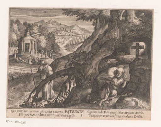 Saint Paternus as a hermit