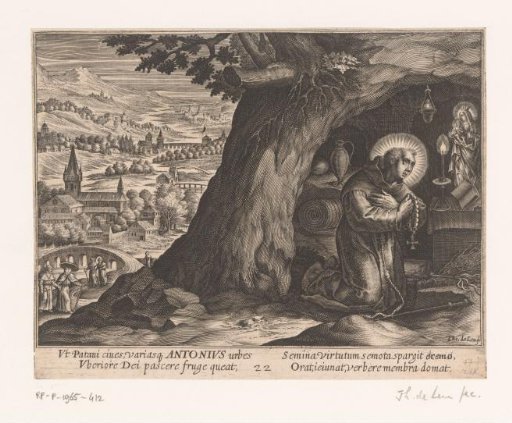 Saint Anthony of Padua as a hermit