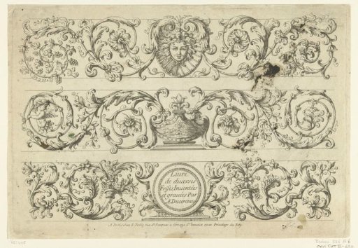 Title page: Livre de diverses Frises