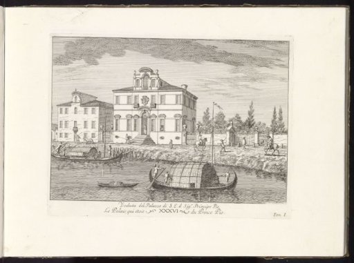Palace of S. E. the Signore Principe Pio on the Brenta