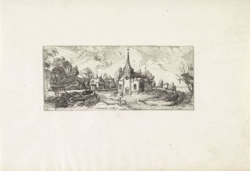 Landscape with a View of a Church in a Village