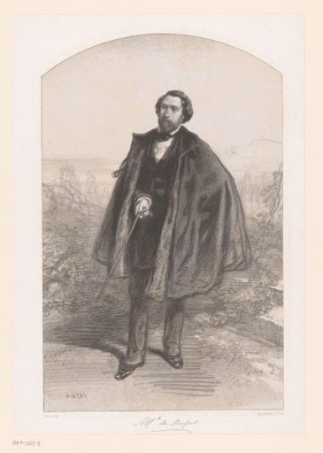 Portrait of Alfred de Musset