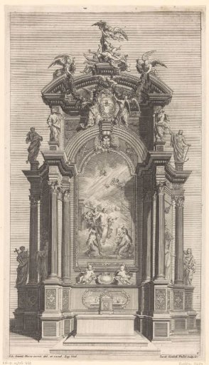 Altar with Christ with the cross