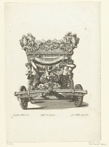 Front view of a carriage
