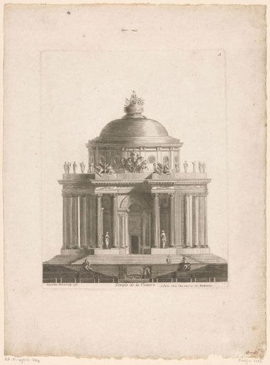 Front view of a temple