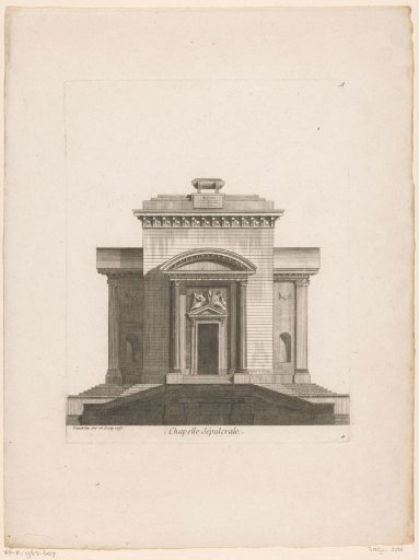 Front view of a mausoleum